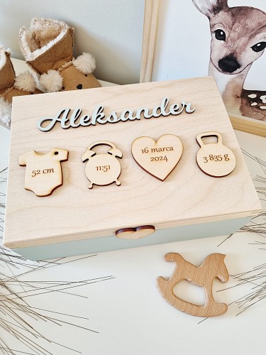 Prezent na chrzest dla dziecka prezent dla chłopca prezent na święta na roczek baby shower